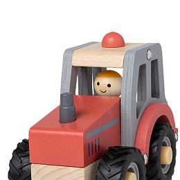 Игрушечный трактор LUKNO, красный